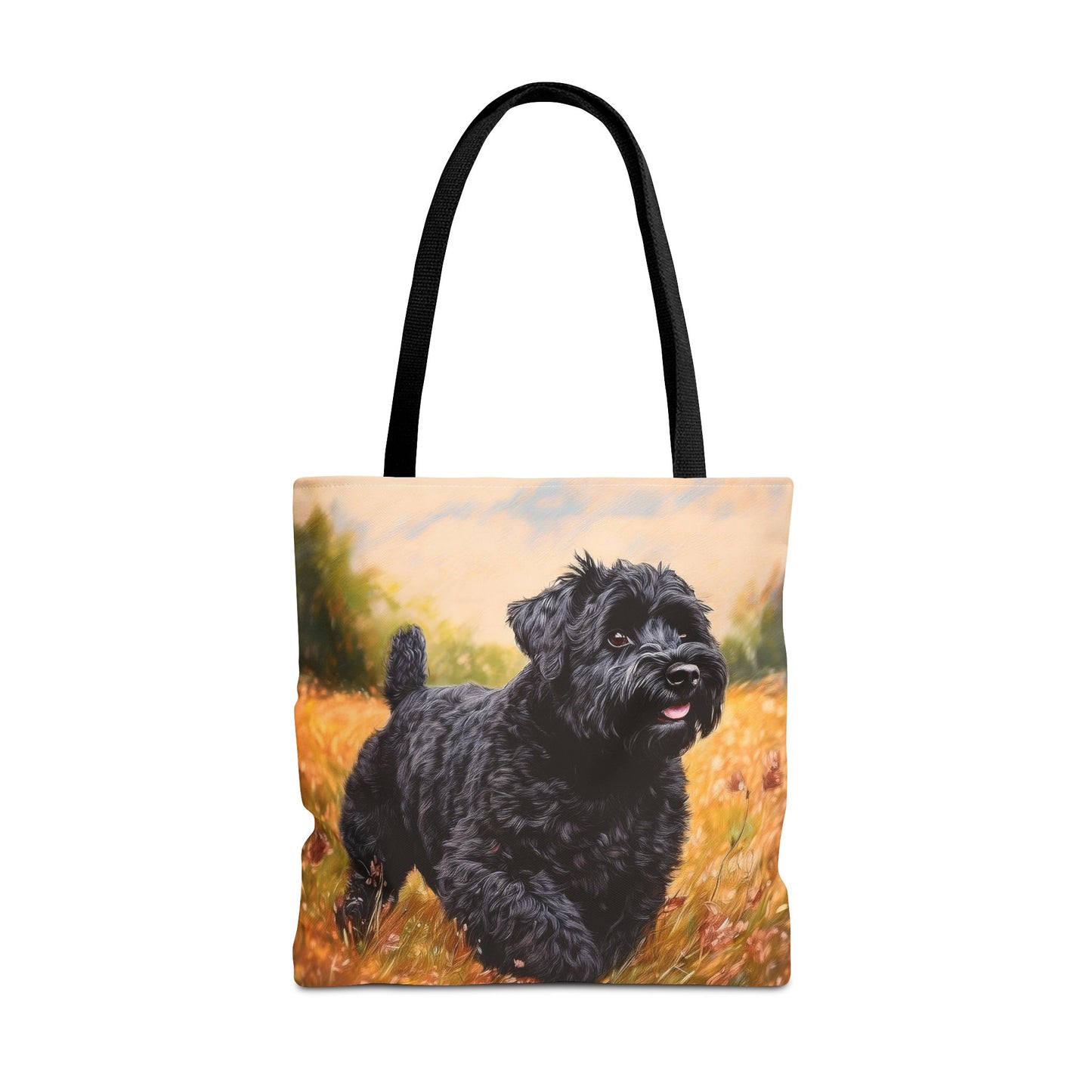 Black Russian Terrier Tote Bag (AOP)