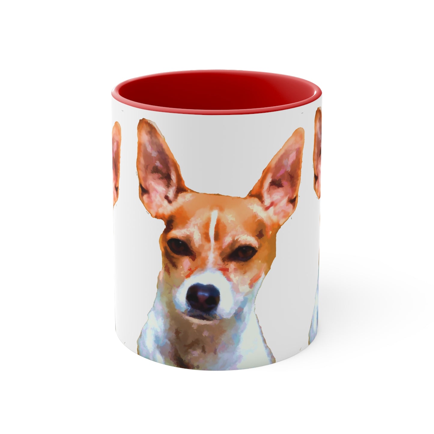 Rat Terrier Accent Coffee Mug, 11oz
