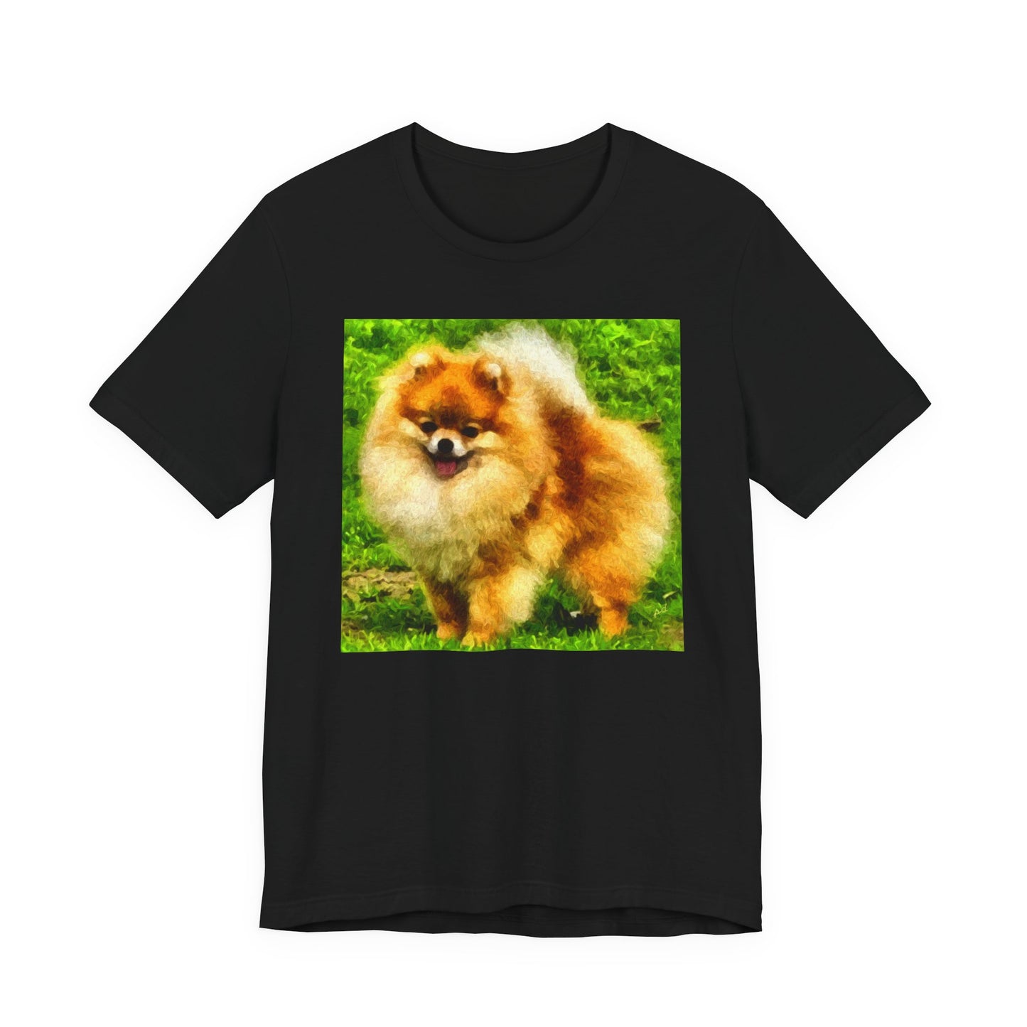 Pomeranian 'Pom Pom' Unisex Jersey Short Sleeve Tee