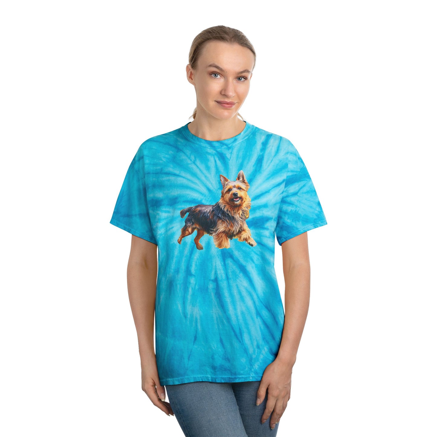 Australian Terrier Tie-Dye Tee, Cyclone