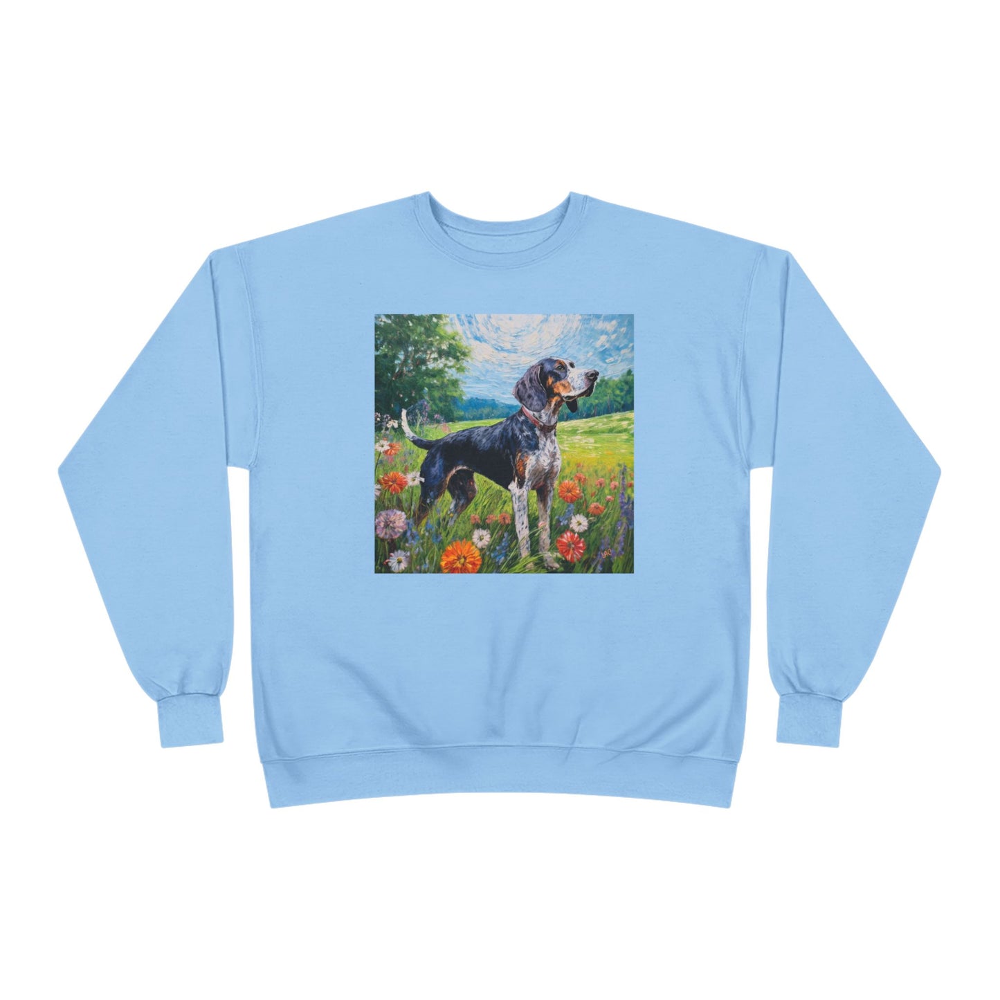 Bluetick Coonhound Unisex Fleece-Lined Crewneck Sweatshirt