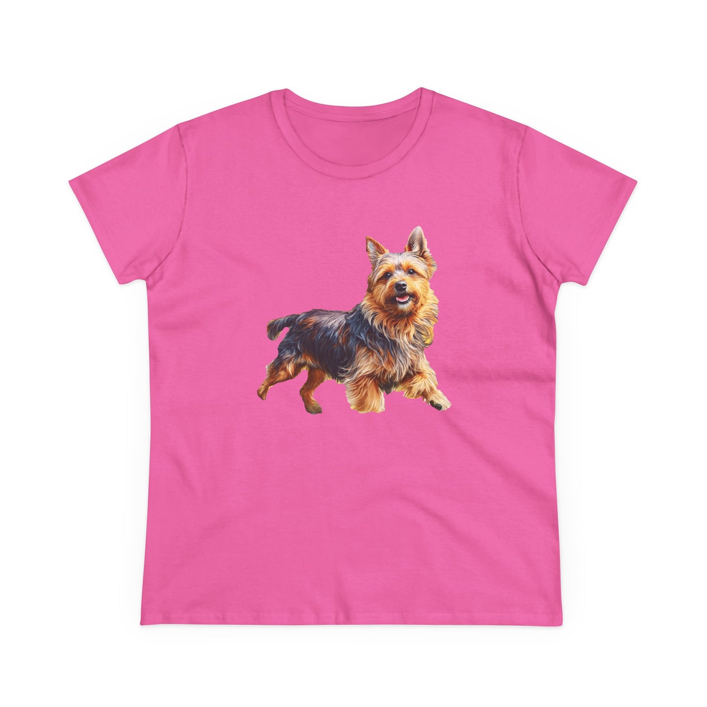 Australian Terrier Women's Midweight Cotton Tee