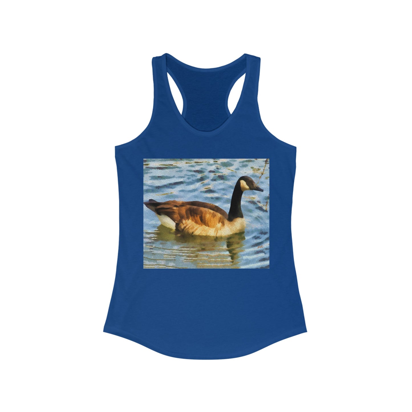 Canadian Geese Women's Racerback Tank