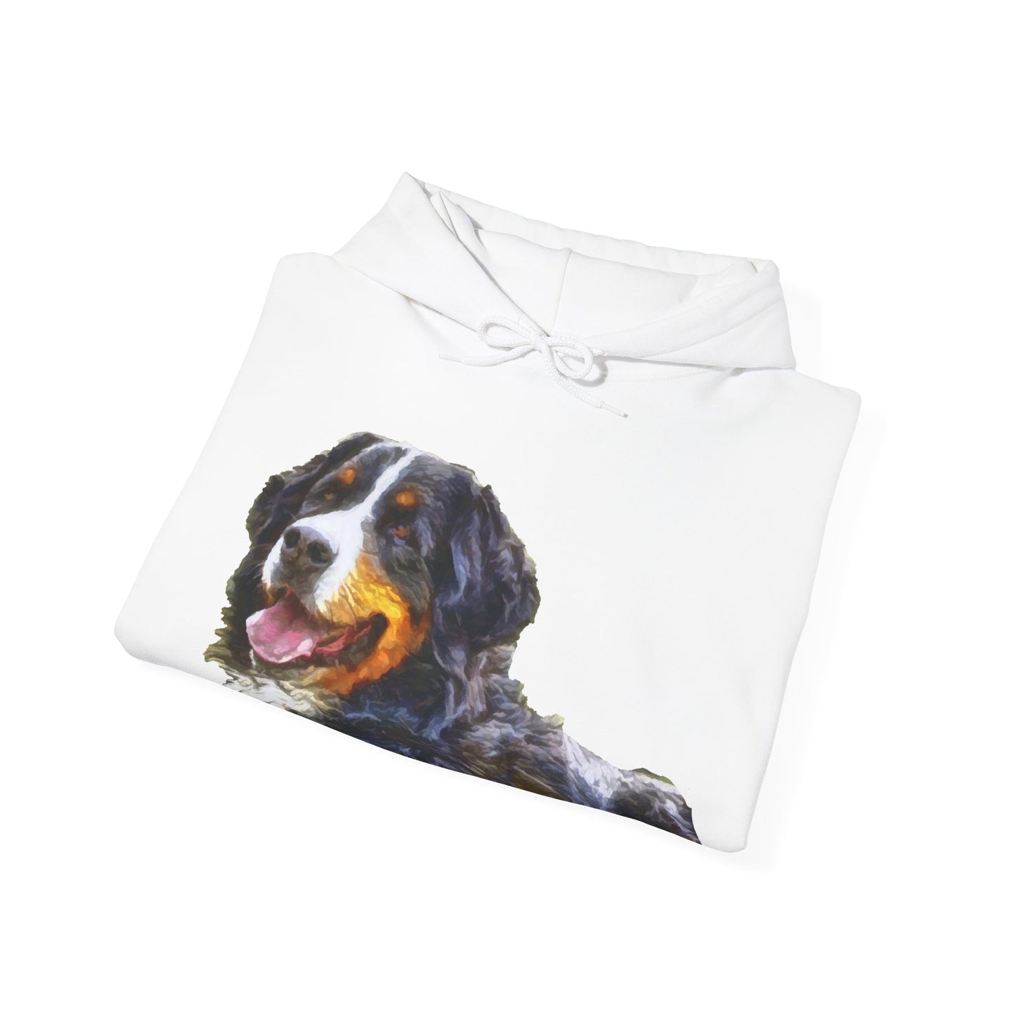 Bernese Mountain Dog Unisex 50/50 Hoodie: Your Comfy Sidekick