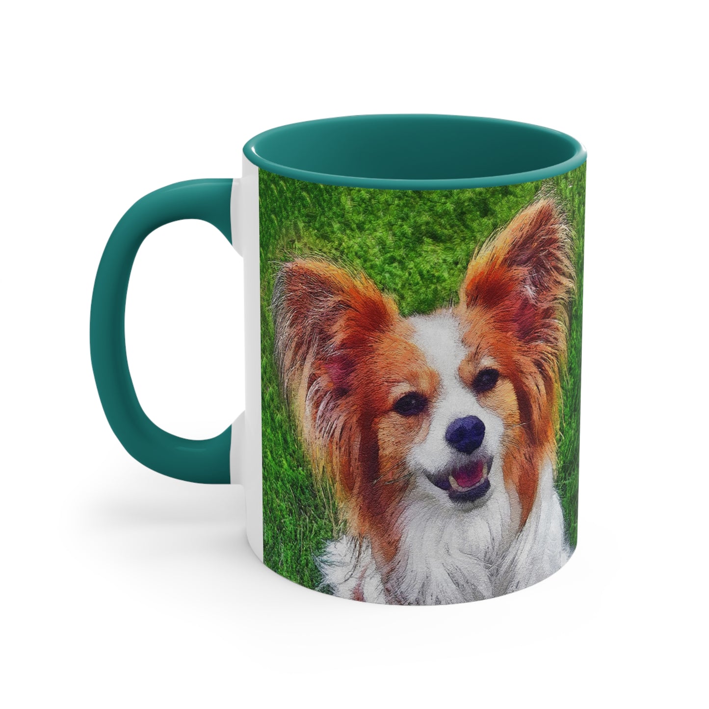 Papillon Ceramic Accent Coffee Mug, 11oz