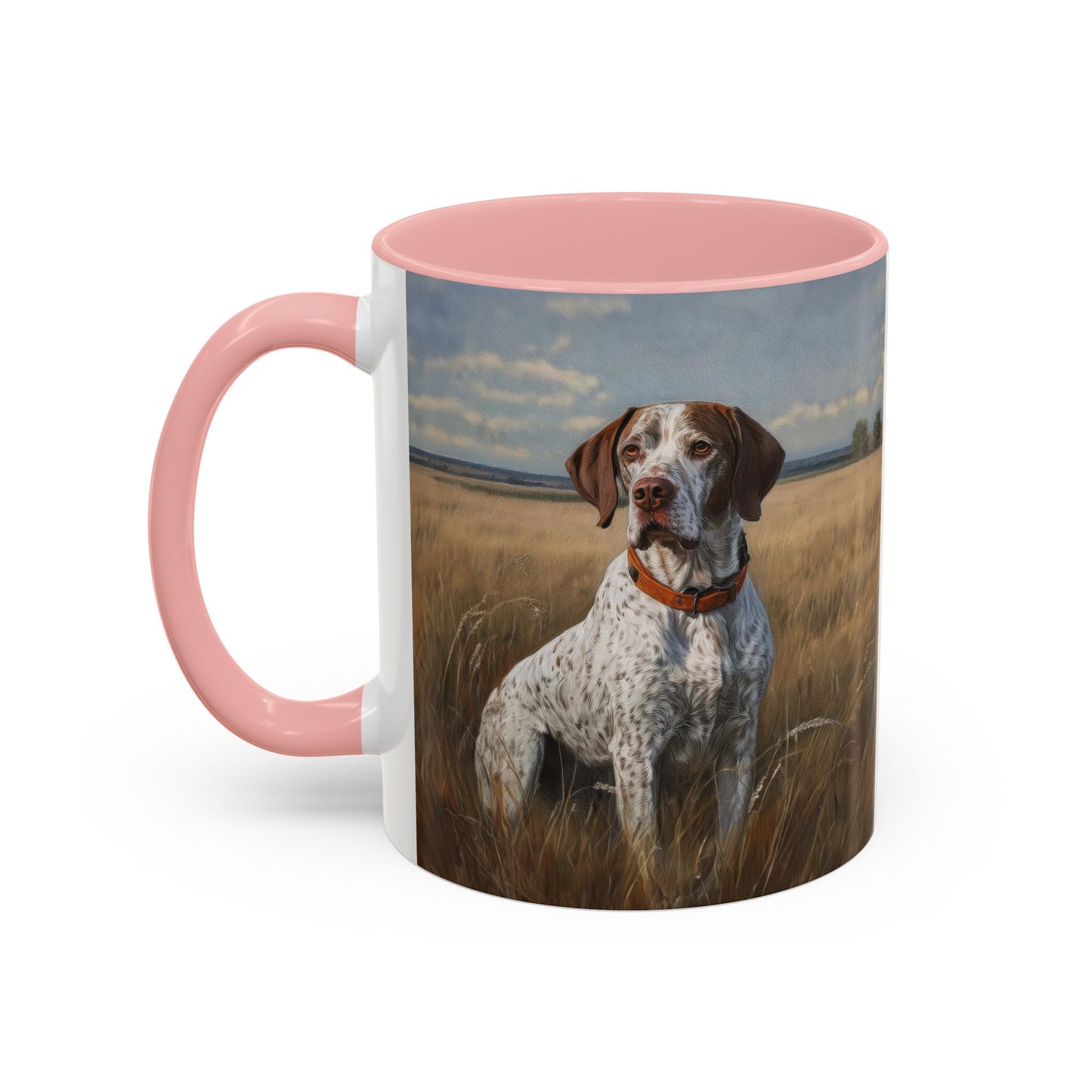 Braque de Bourbonnais - Ceramic Accent Coffee Mug - 2 Sizes