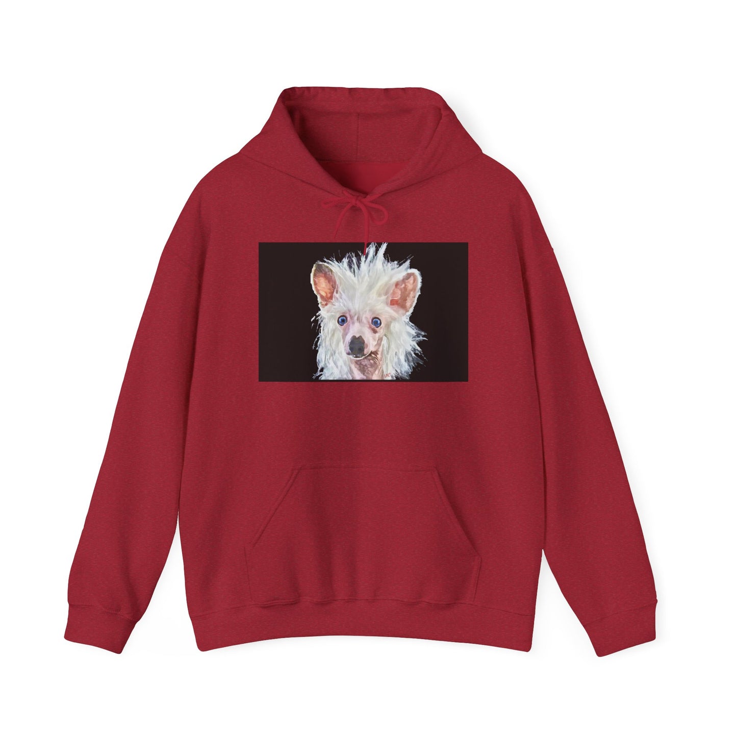 Chinese Crested Unisex 50/50 Hooded Sweatshirt