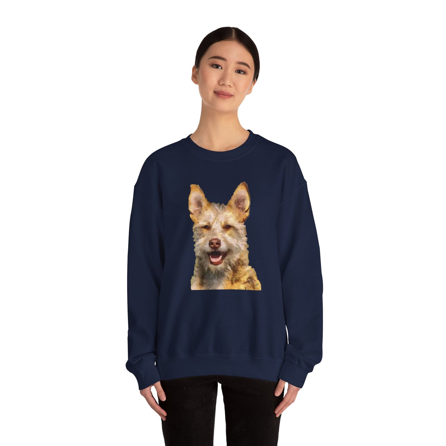 Portuguese Podengo Unisex 50/50 Crewneck Sweatshirt DoggyLips™