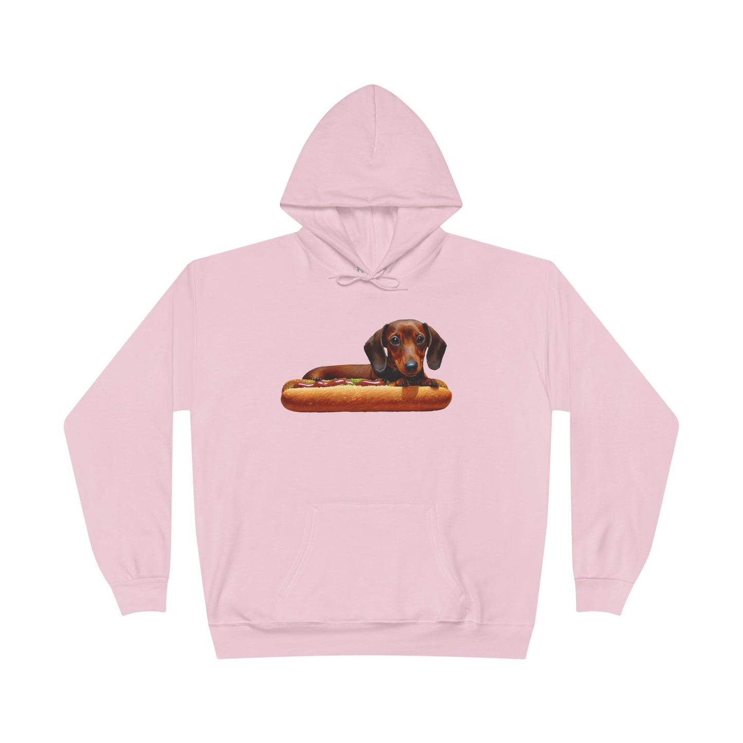 Dachshund Delight Fleece Lined Pullover Hoodie