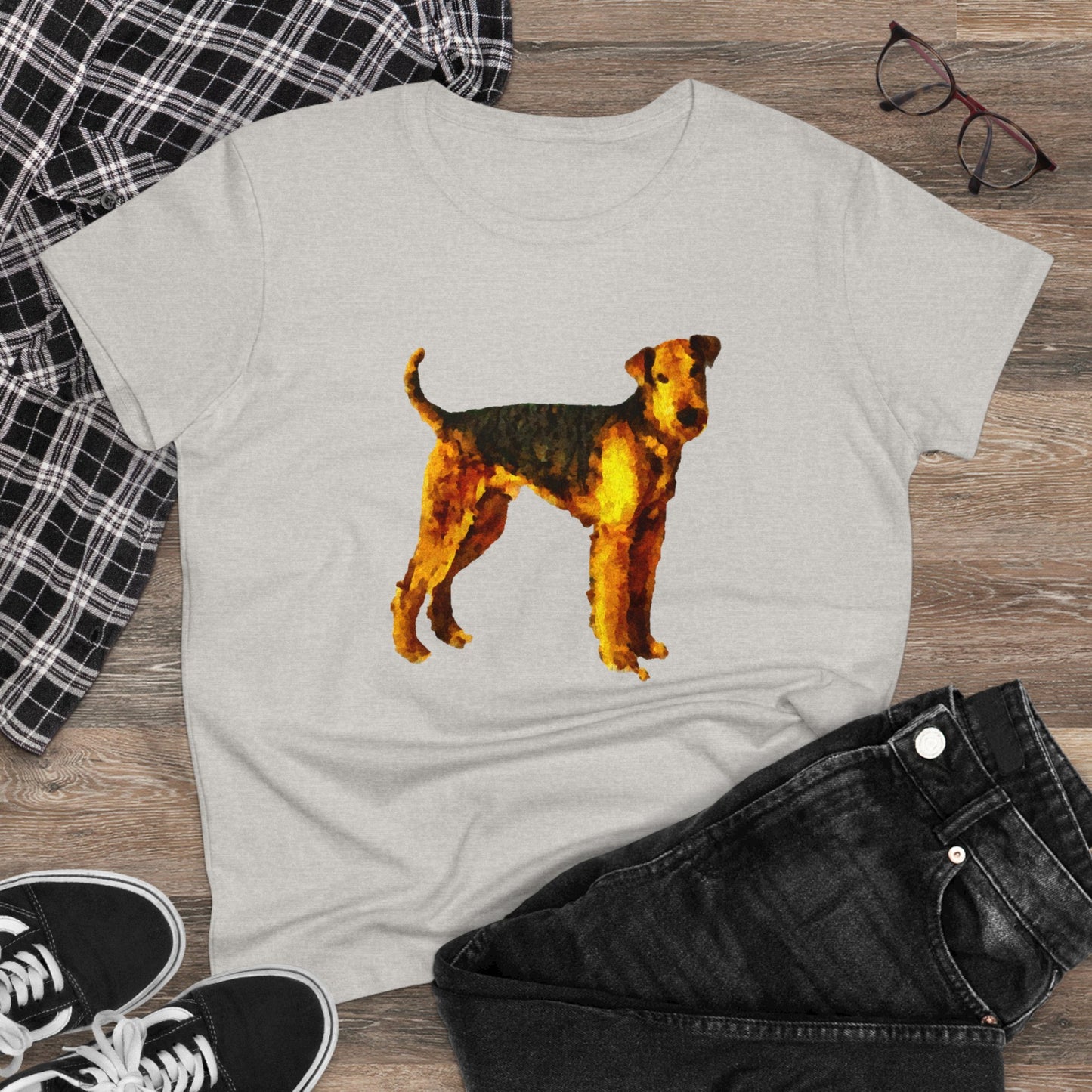 Airedale 'Lucy' Women's Midweight Cotton Tee