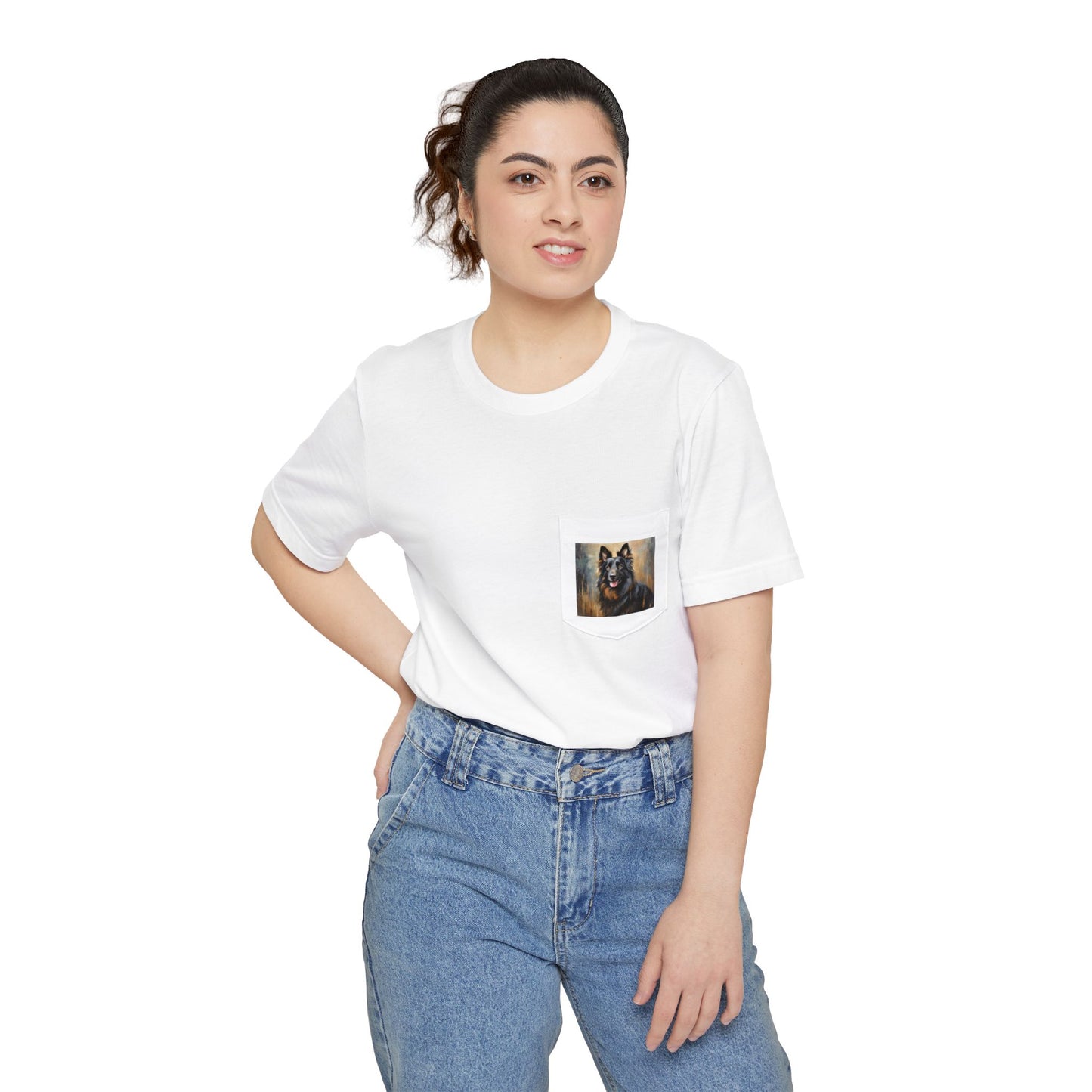 Bohemian Shepherd Ringspun Cotton Pocket T-shirt