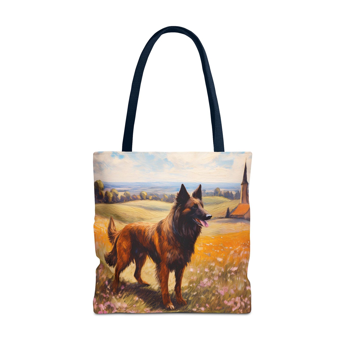 Belgian Tervuren Polyester Tote Bag – Artistic Elegance