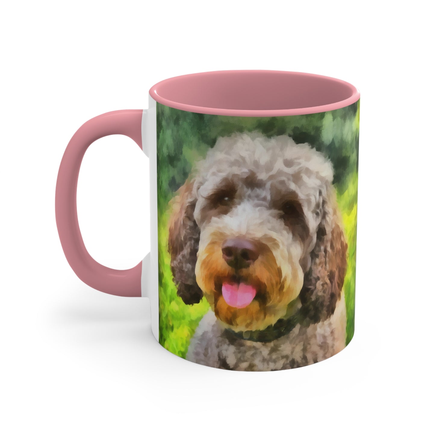 Lagotto Romagnolo 'Italian Truffle Dog' Accent Coffee Mug, 11oz