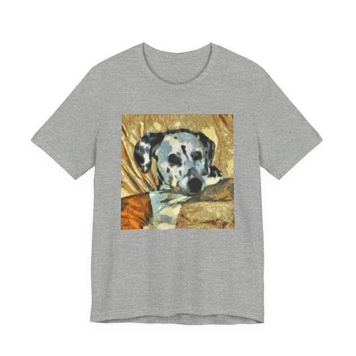 Dalmatian 'Breakfast Time' Unisex Jersey Short Sleeve Tee