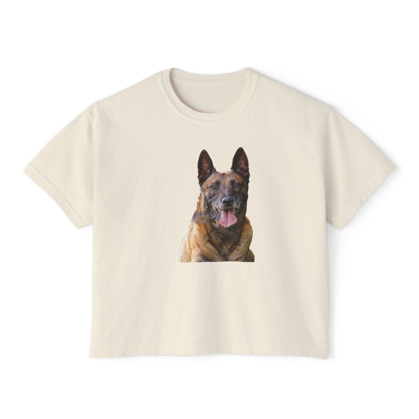 Belgian Malinois Women's Oversized Boxy Tee - Embrace Your Style