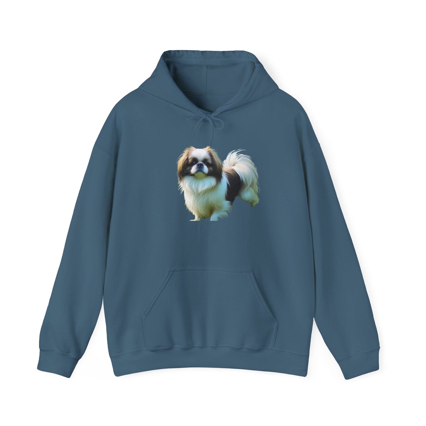 Japanese Chin Unisex 50/50 Hooded Sweatshirt