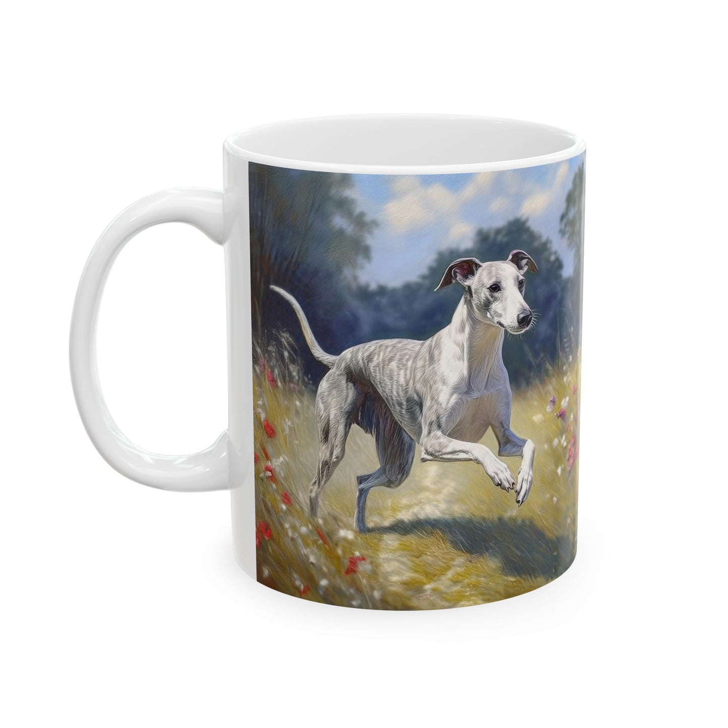 Whippet -- Ceramic Mug, (11oz, 15oz)