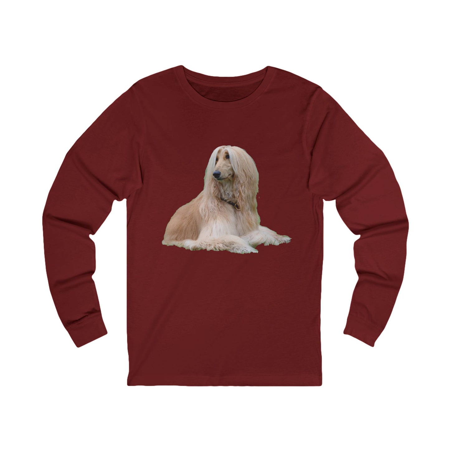Afghan Hound Unisex Jersey Long Sleeve Tee