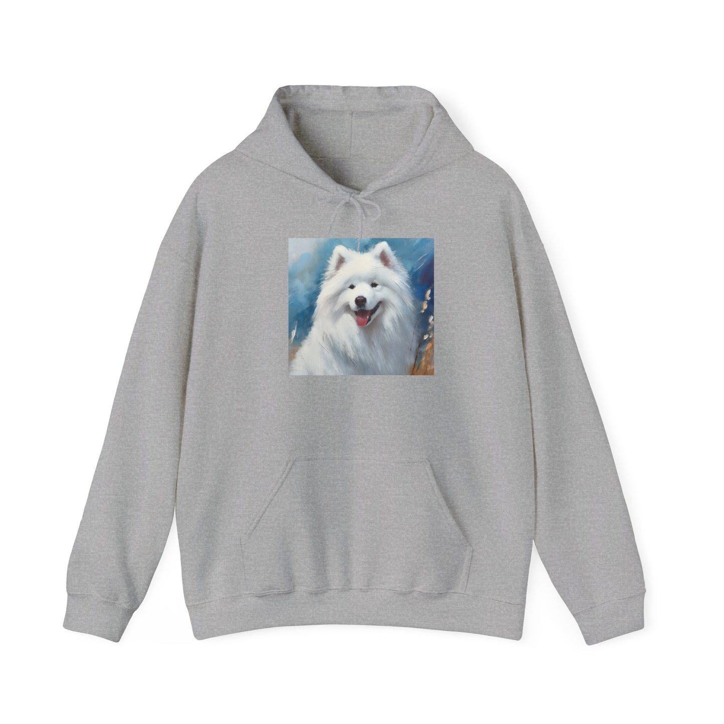 Cozy Samoyed Unisex 50/50 Hooded Sweatshirt | Perfect Gift for Dog Lovers
