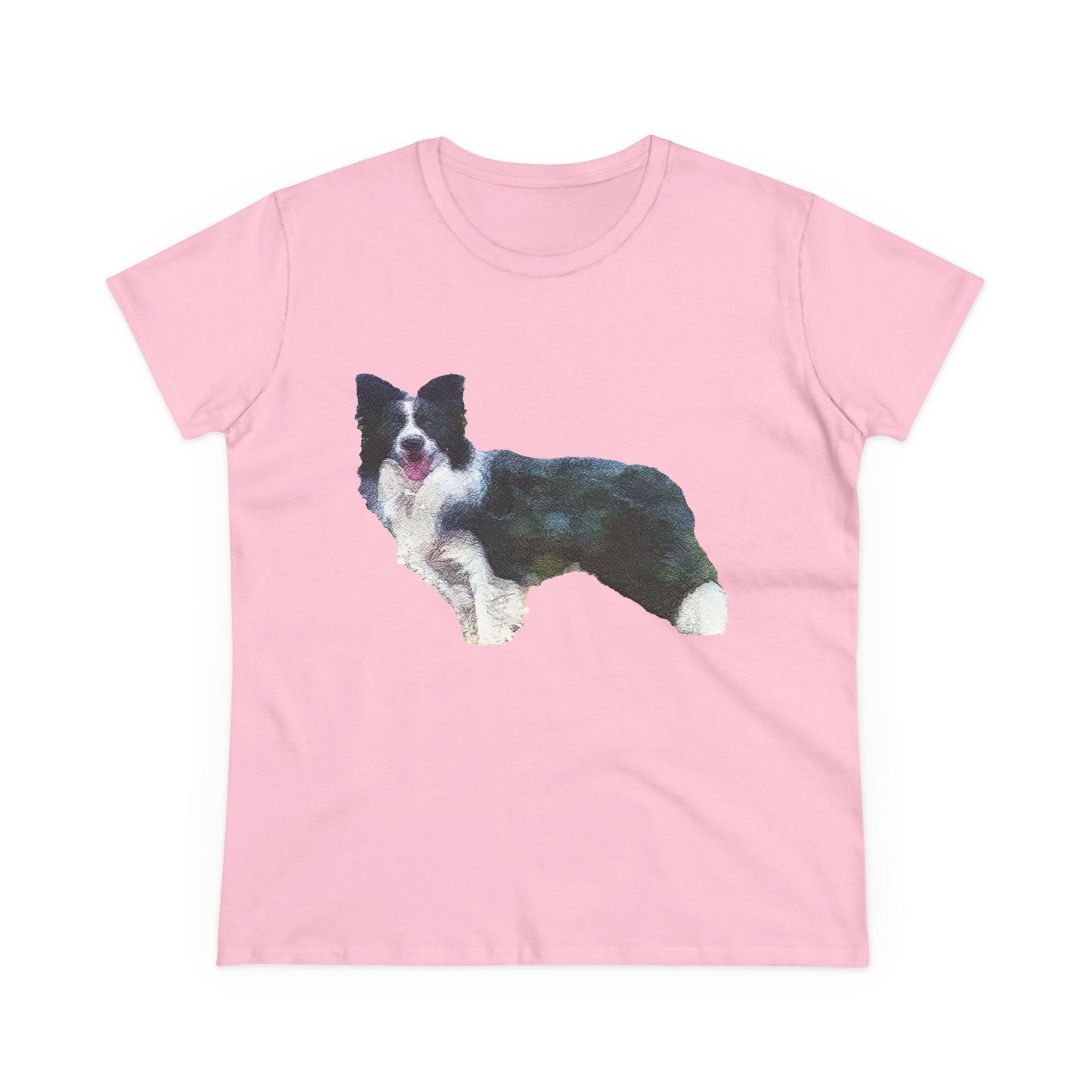 Border Collie '#1' - Women's Midweight Cotton Tee