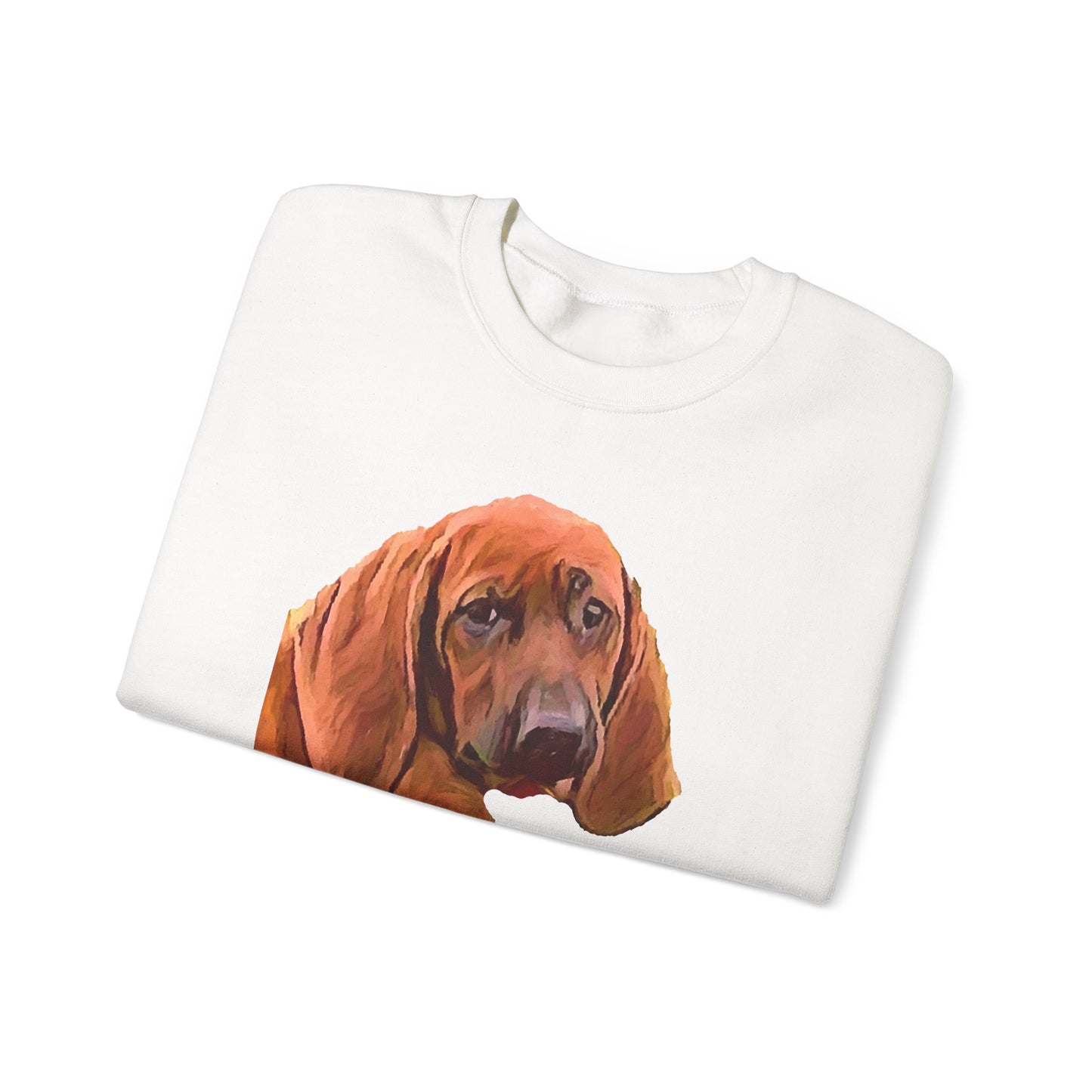 Redbone Coonhound Unisex 50/50 Crewneck Sweatshirt