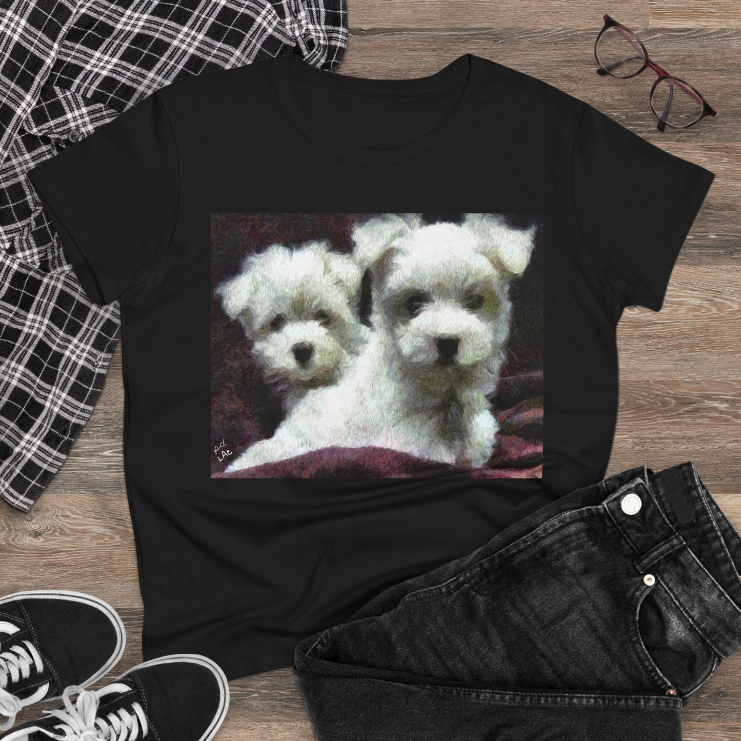 Maltese Women's Midweight Cotton Tee