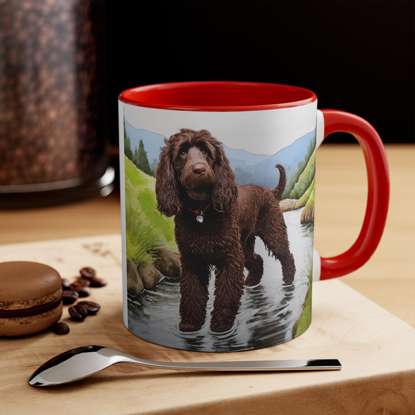 Irish Water Spaniel 11oz Ceramic Accent Mug