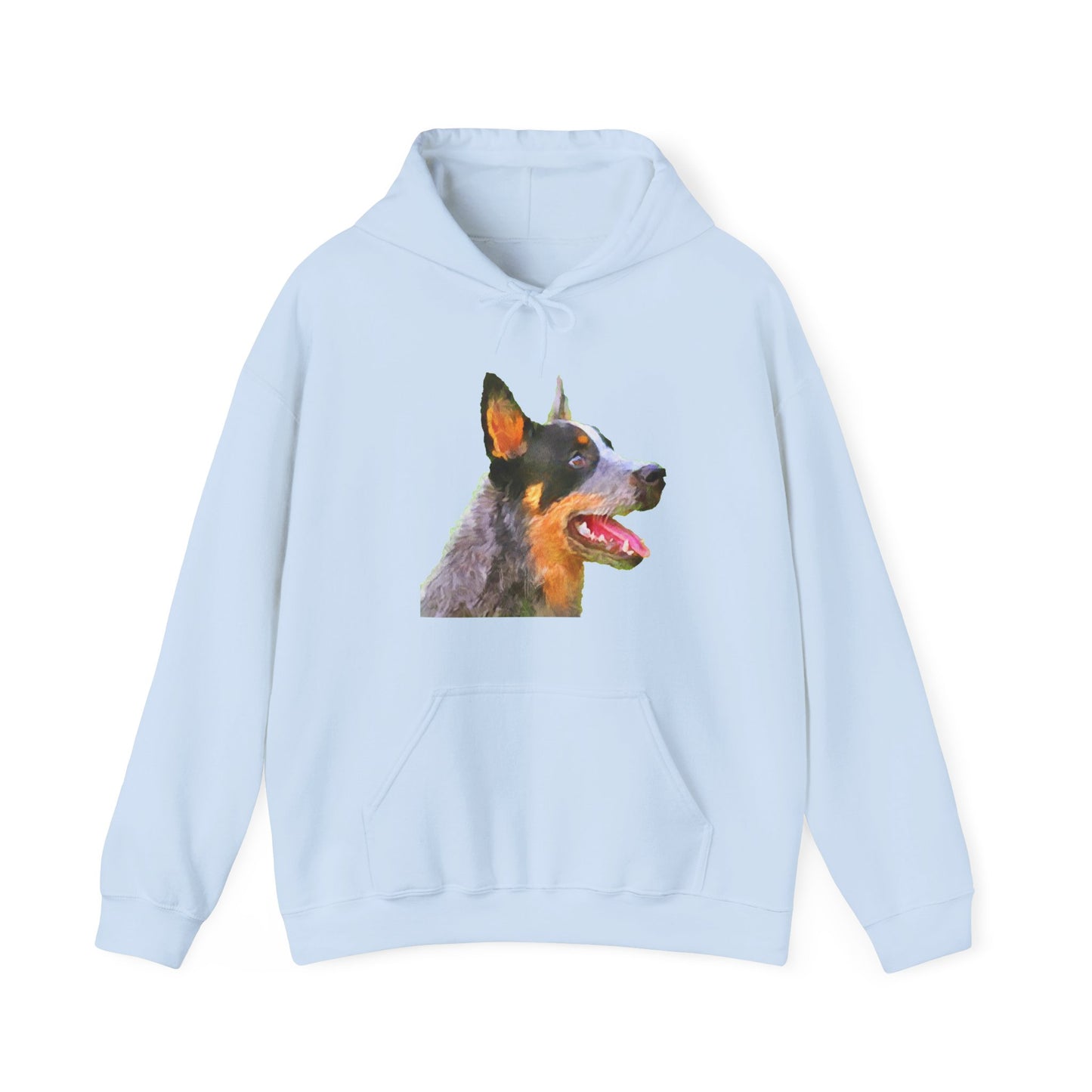 Elegant Blue Heeler Unisex Hooded Sweatshirt