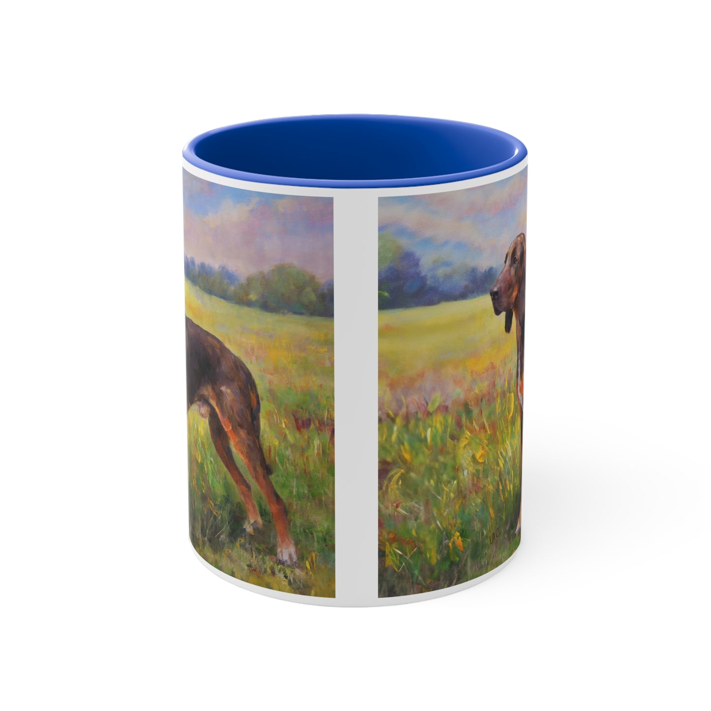 Plott Hound 11oz Ceramic Accent Mug