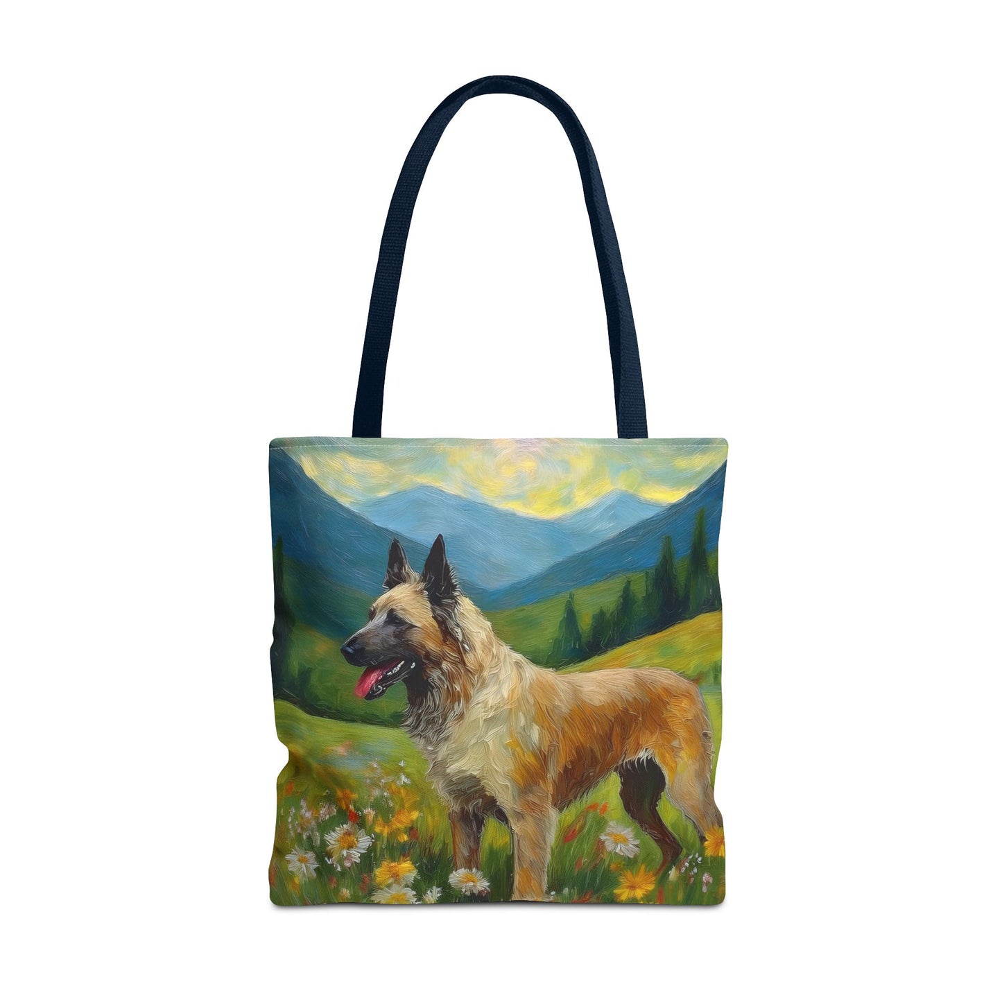 Belgian Laekenois Delight - Artistic Polyester Tote Bag