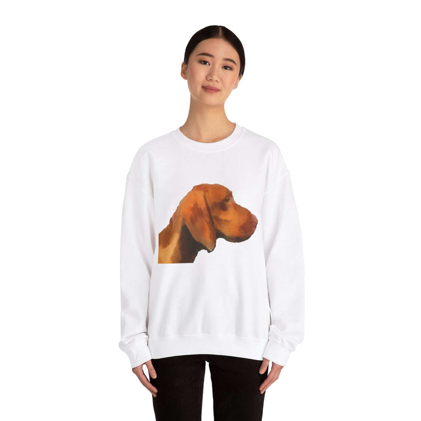 Vizsla Unisex 50/50 Crewneck Sweatshirt