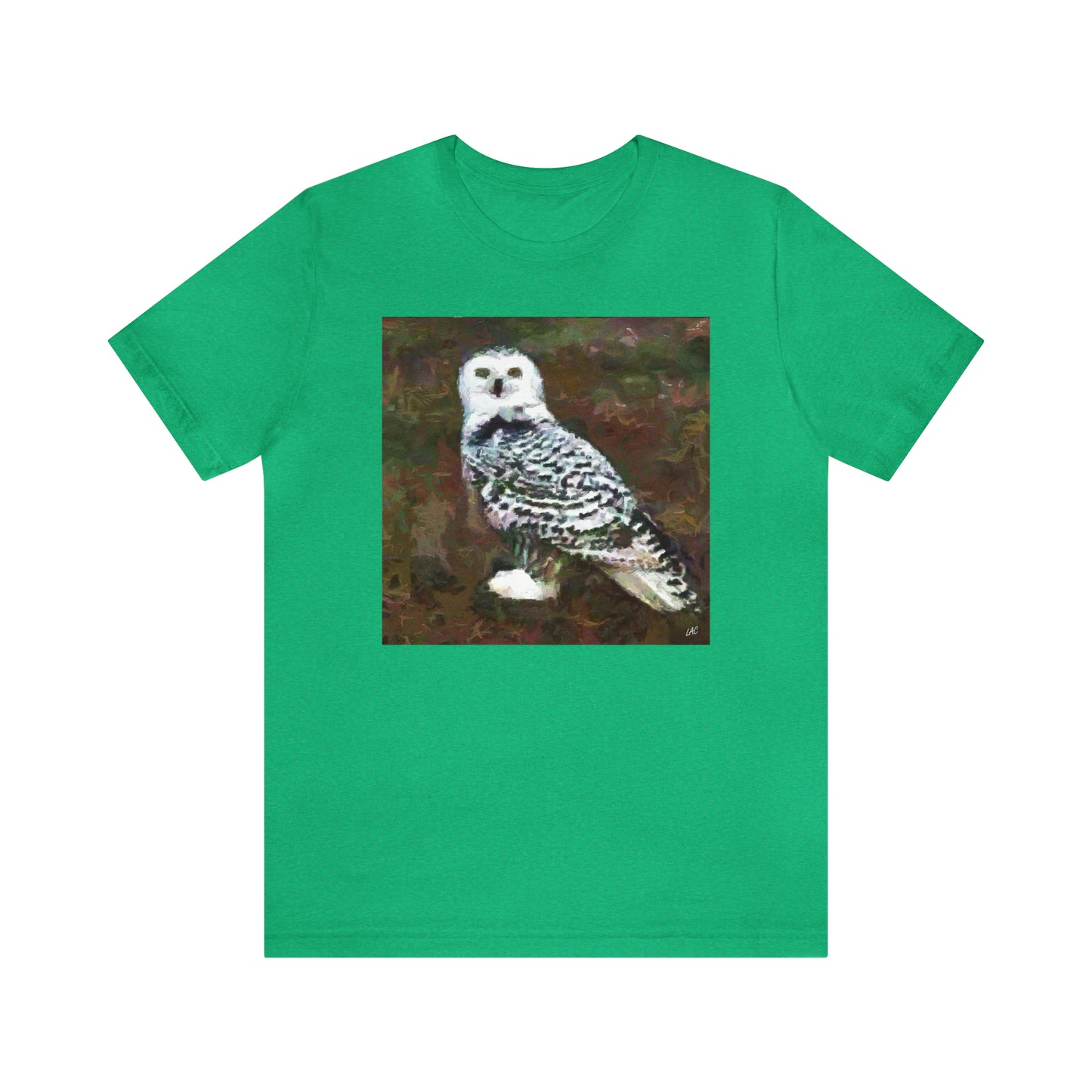 Snowy White Owl - - Classic Jersey Short Sleeve Tee