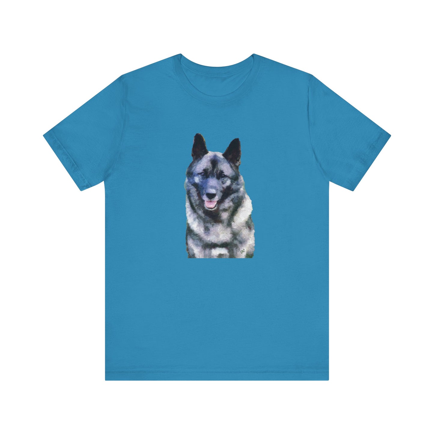 Norwegian Elkhound Jersey Short Sleeve Tee - Special Offer - Blue 2xl - Free Shipping