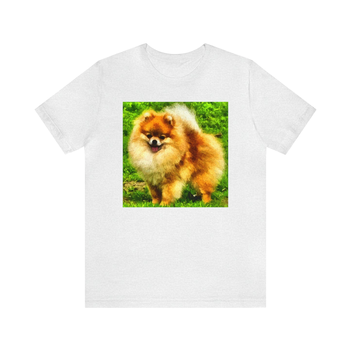 Pomeranian 'Pom Pom' - Classic Jersey Short Sleeve Tee
