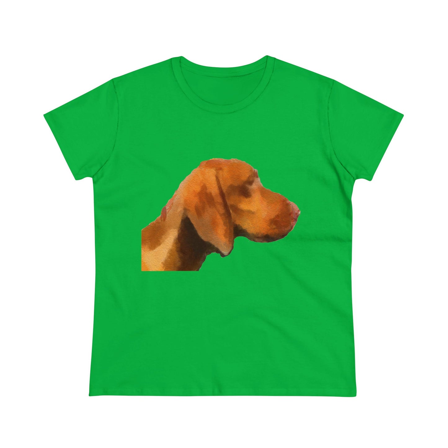 Hungarian Vizsla 'Bela' Women's Midweight Cotton Tee