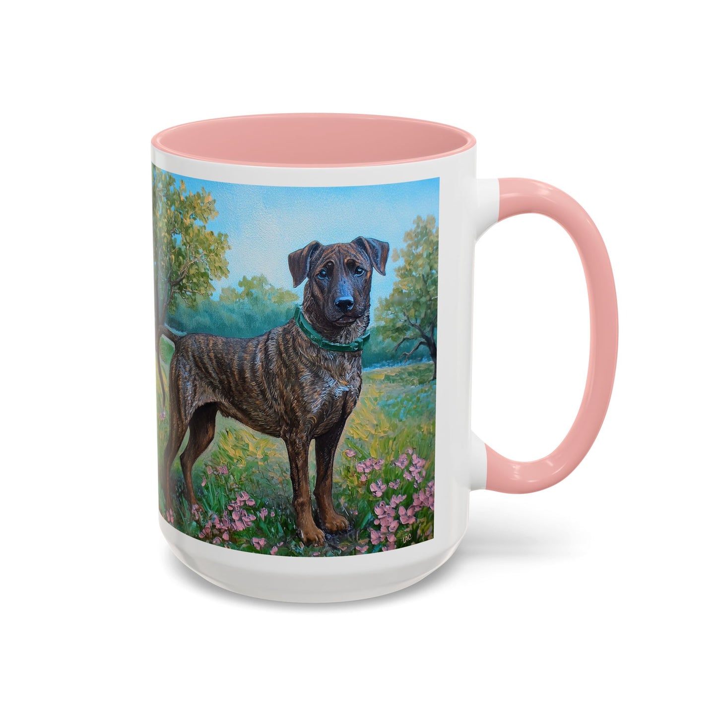 Treeing Tennessee Brindle Ceramic Accent Coffee Mug - 2 Sizes