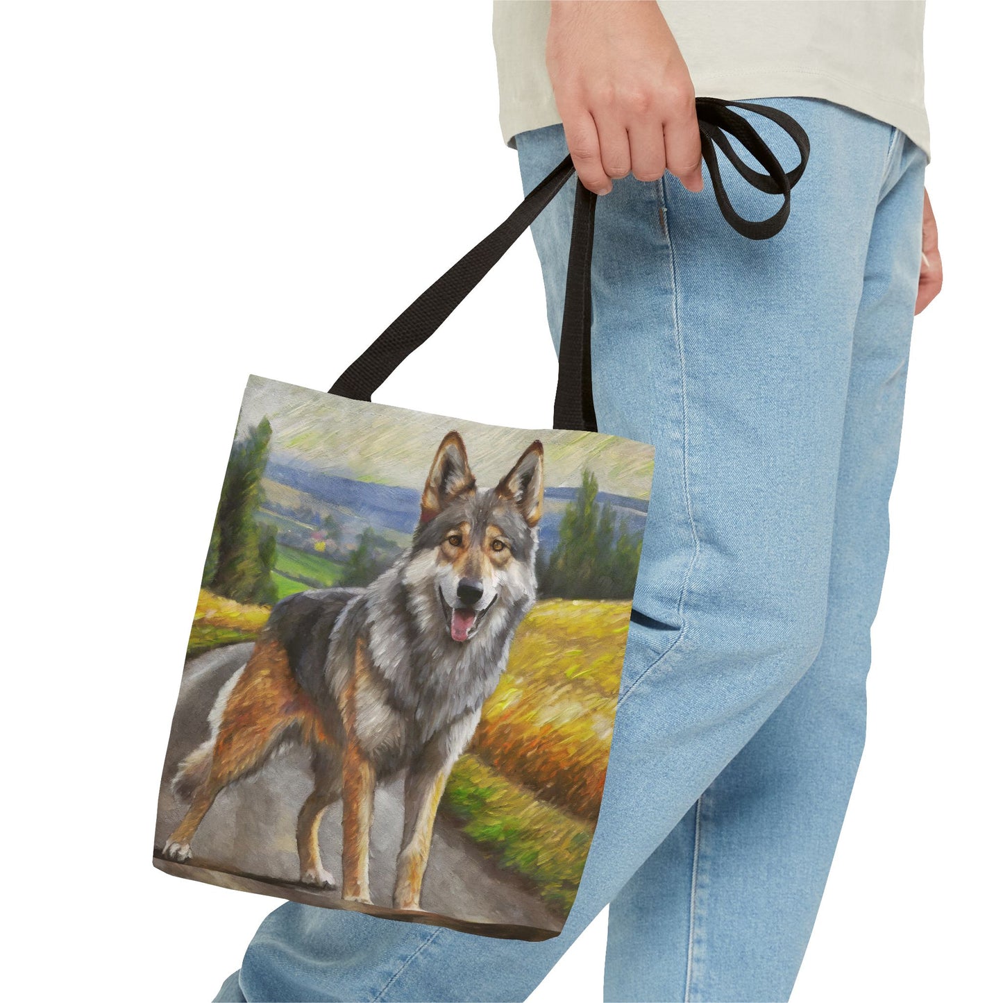 Czechoslovakian Vlcak 'Wolfdog' Tote Bag (AOP)