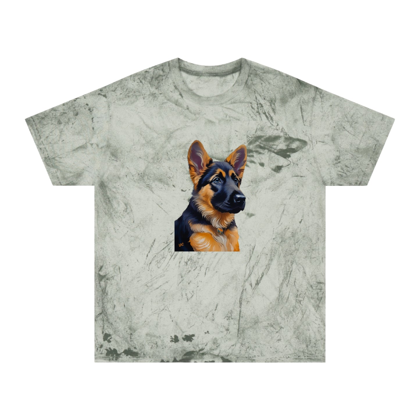 German Shepherd Puppy Unisex Color Blast T-Shirt