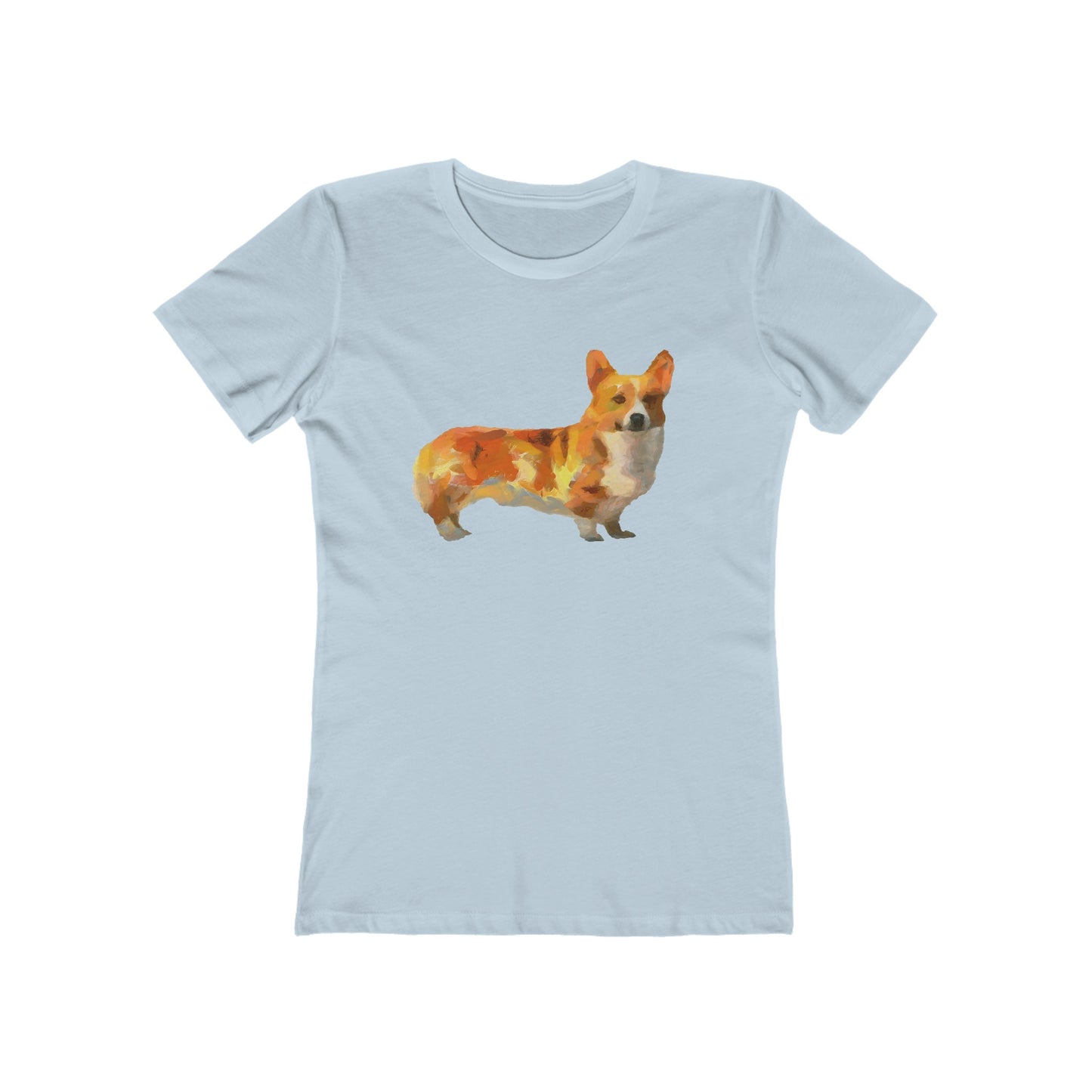 Exquisite Pembroke Welsh Corgi Women's Slim Fit Ringspun Cotton T-Shirt