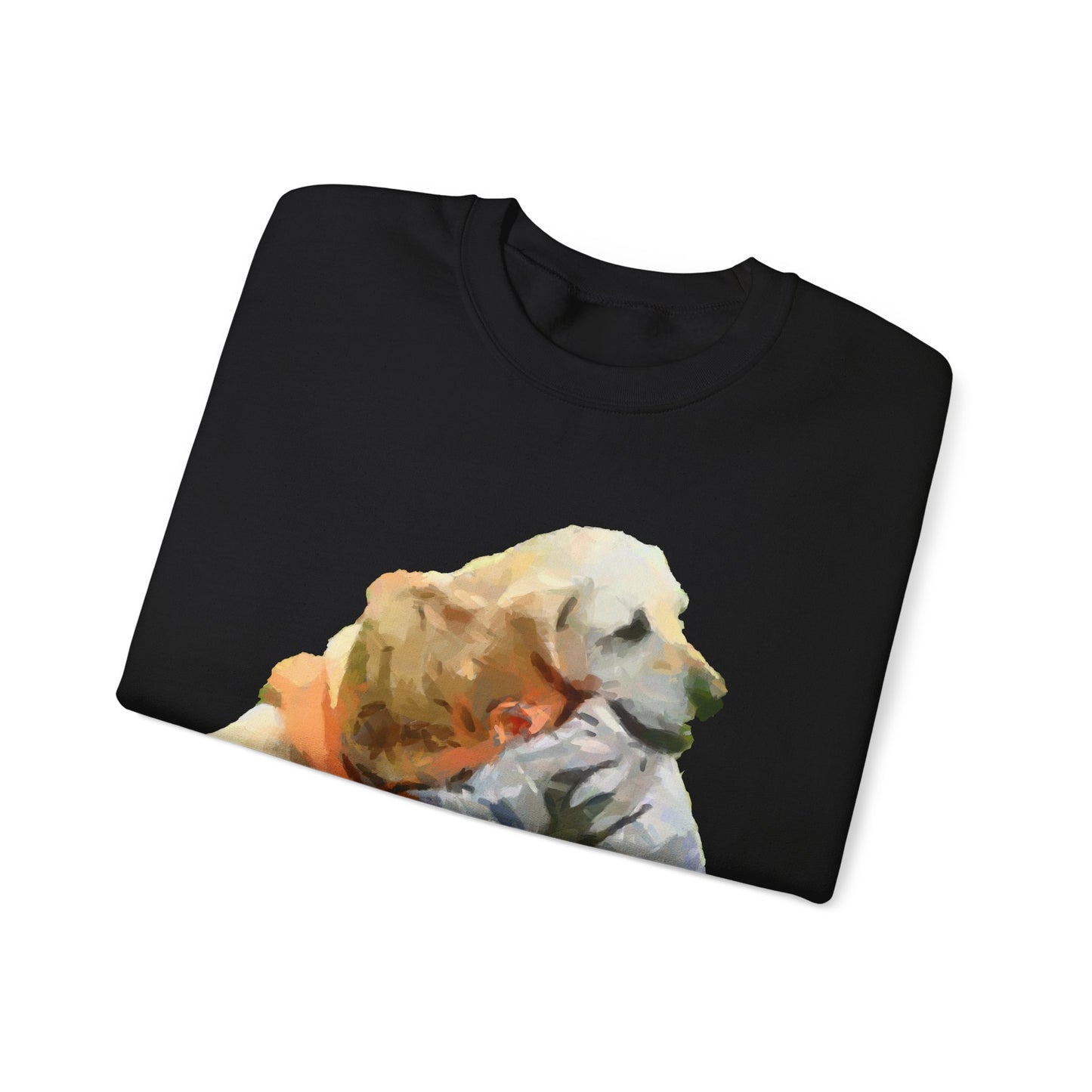 Yellow Labrador Retriever Unisex Crewneck Sweatshirt