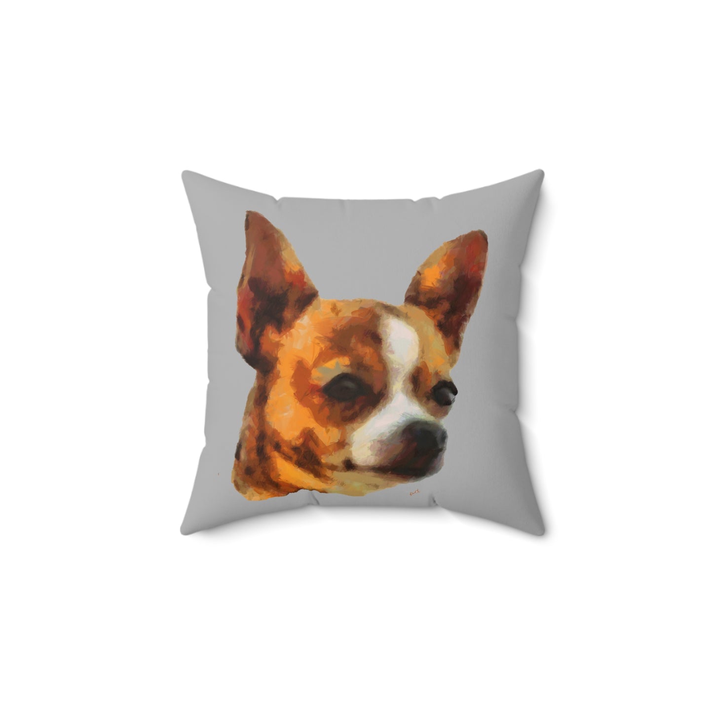 Chihuahua 'Paco' Spun Polyester Throw Pillow