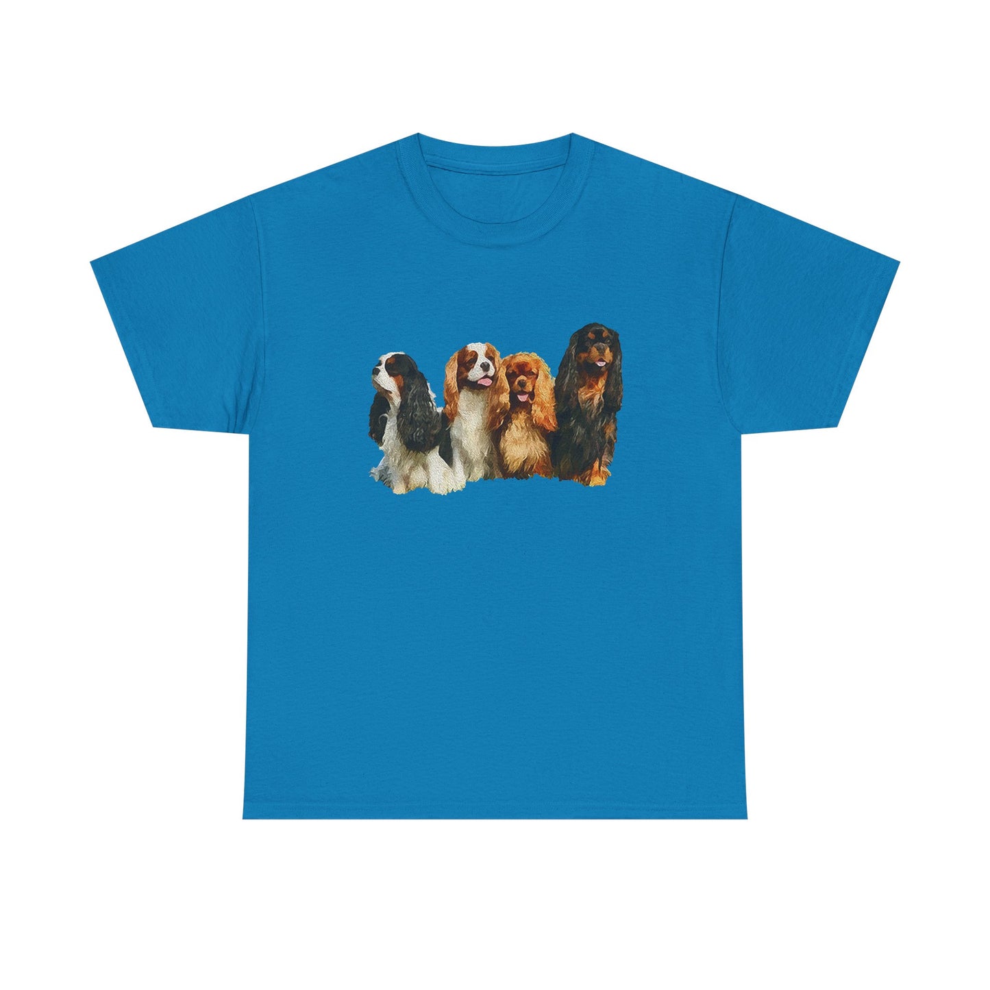 King Charles Spaniel Cavalier Club Unisex Heavy Cotton Tee