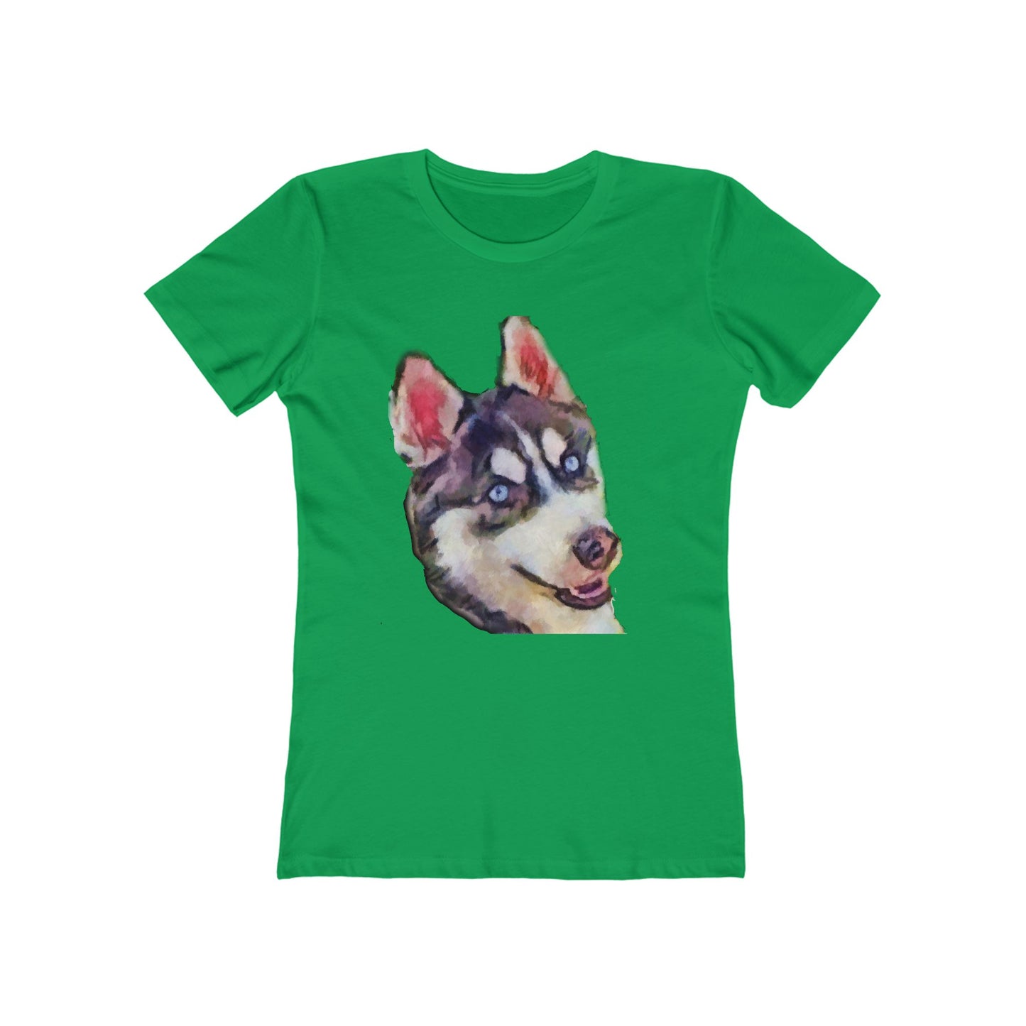 Siberian Husky 'Iditarod' Women's Slim Fit T-Shirt