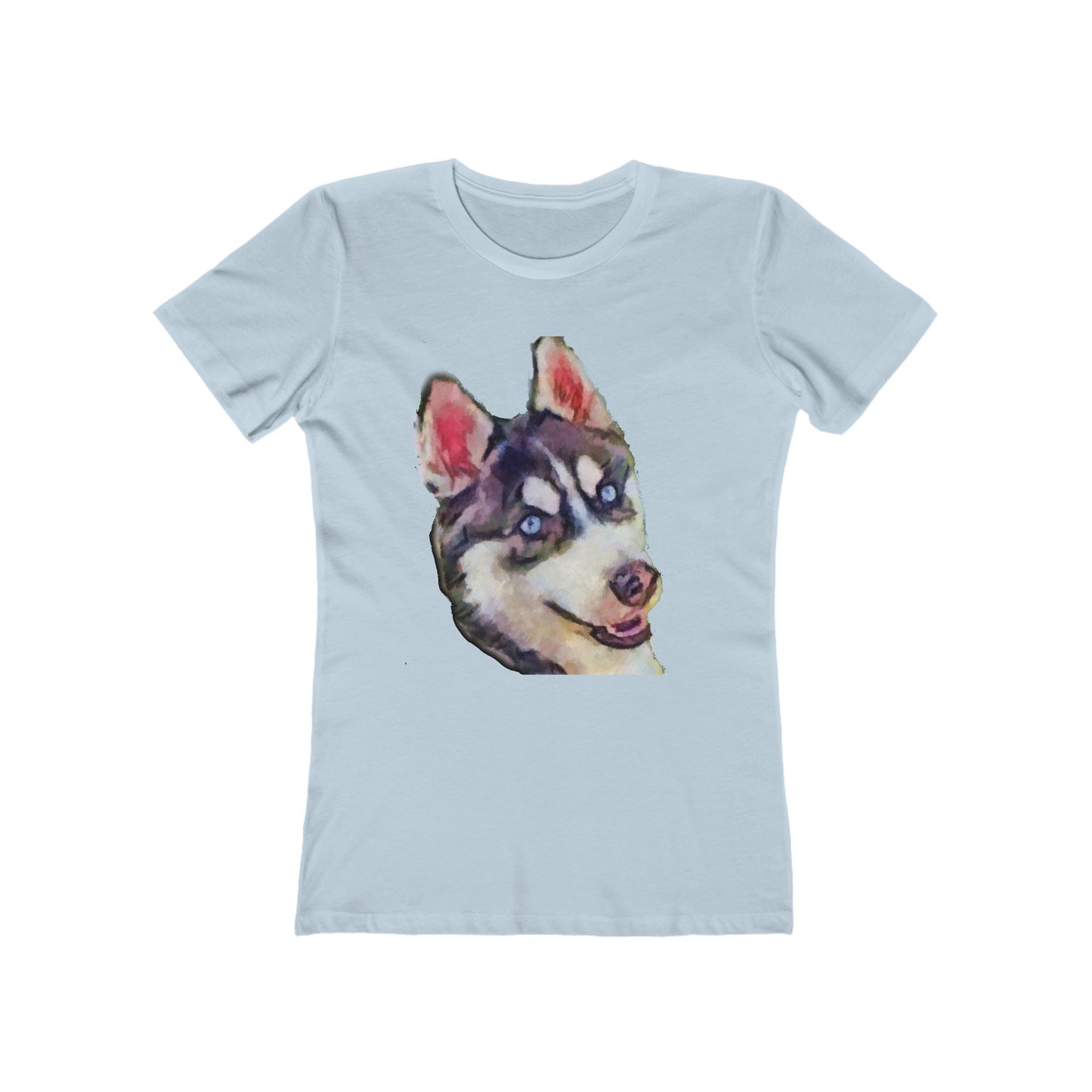 Siberian Husky 'Iditarod' Women's Slim Fit T-Shirt