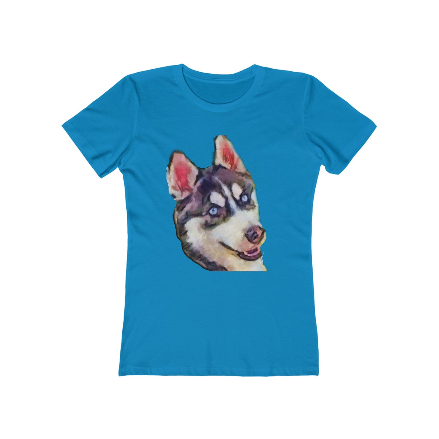 Siberian Husky 'Iditarod' Women's Slim Fit T-Shirt