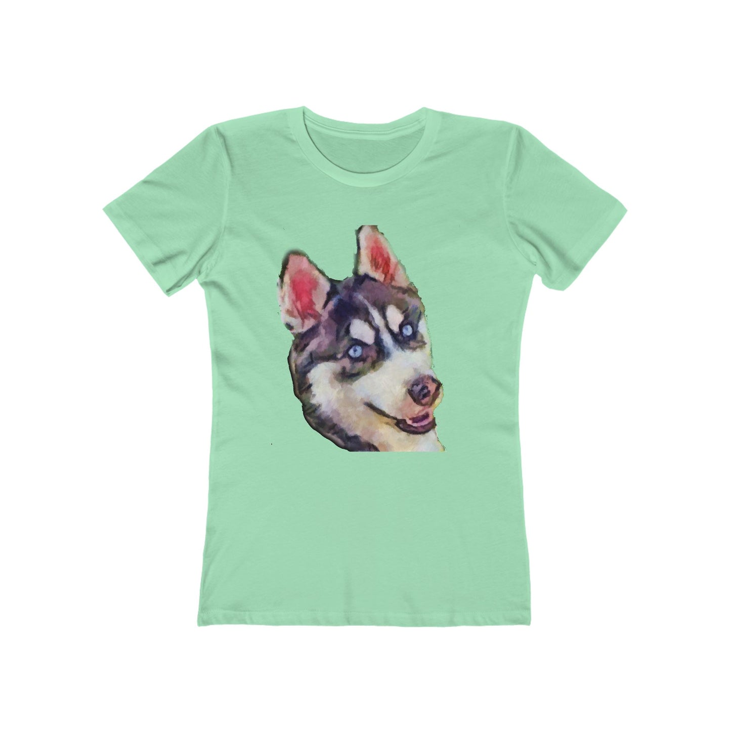 Siberian Husky 'Iditarod' Women's Slim Fit T-Shirt