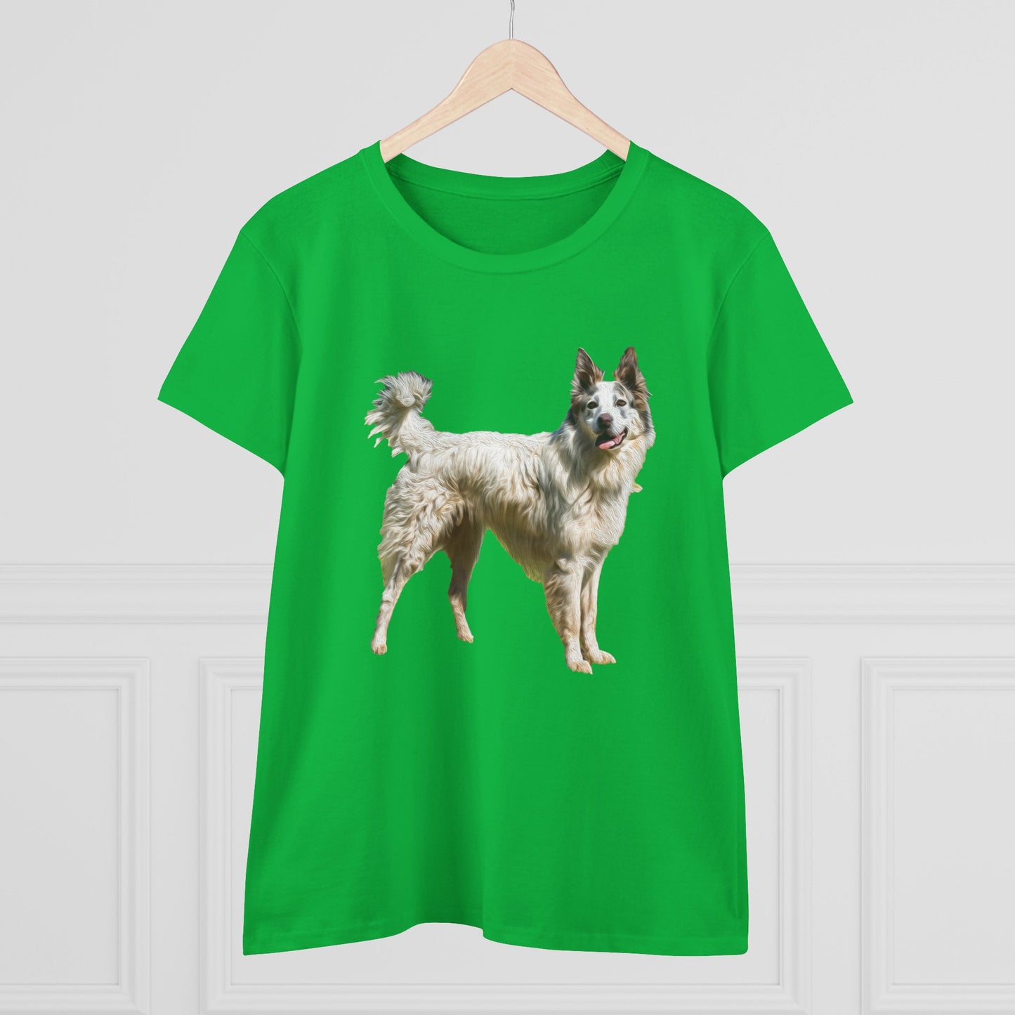 Pyrenean Shepherd Women's Midweight Cotton Tee