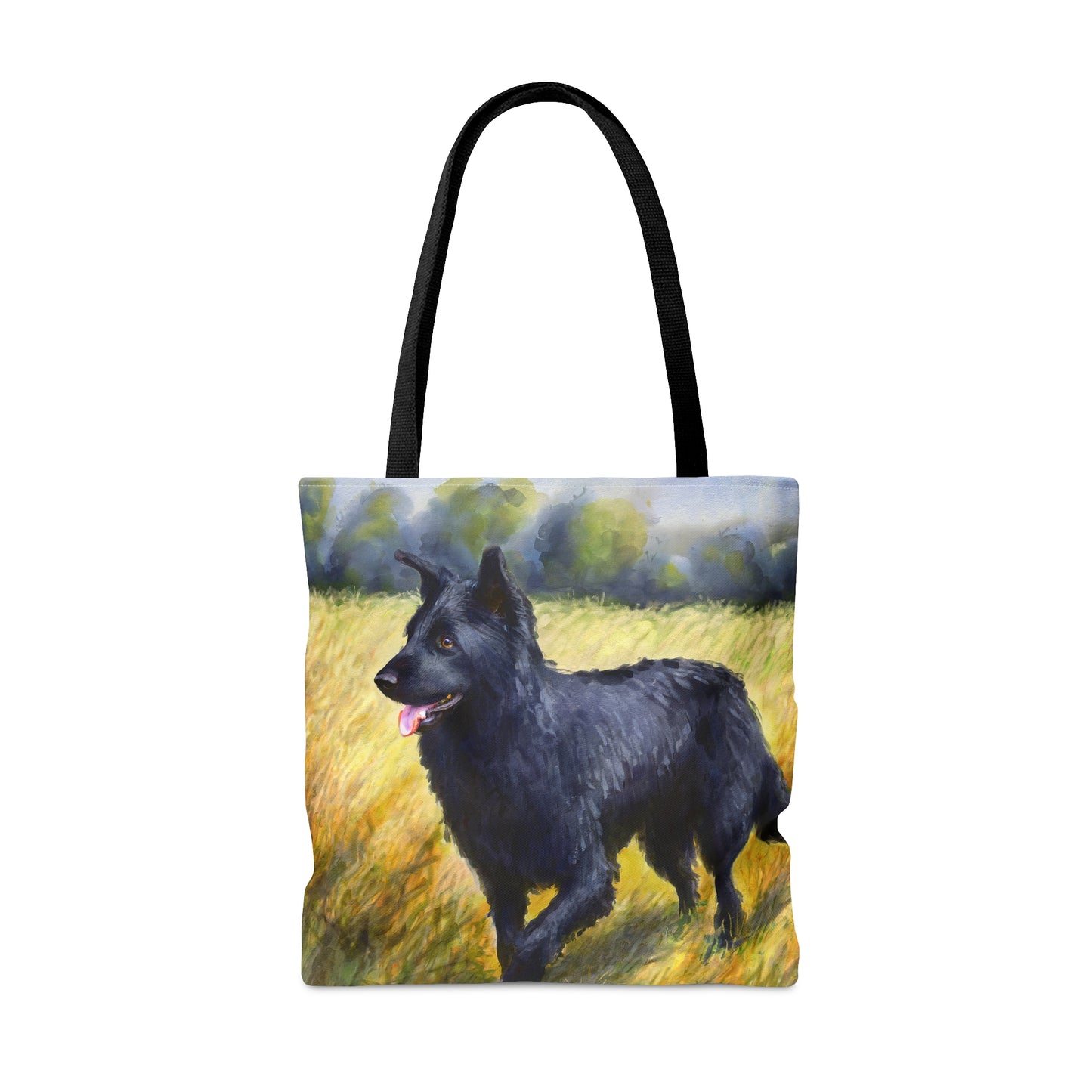 Mudi - Herding Dog Canvas Tote Bag