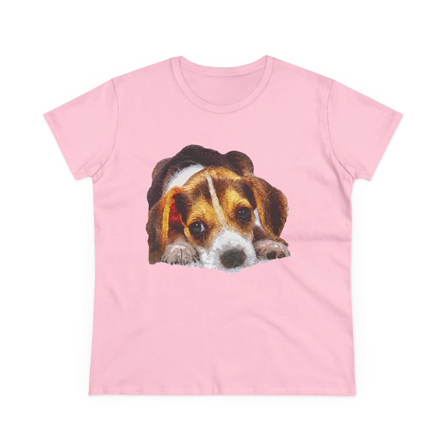 Beagle 'Daisy May' Women's Midweight Cotton Tee