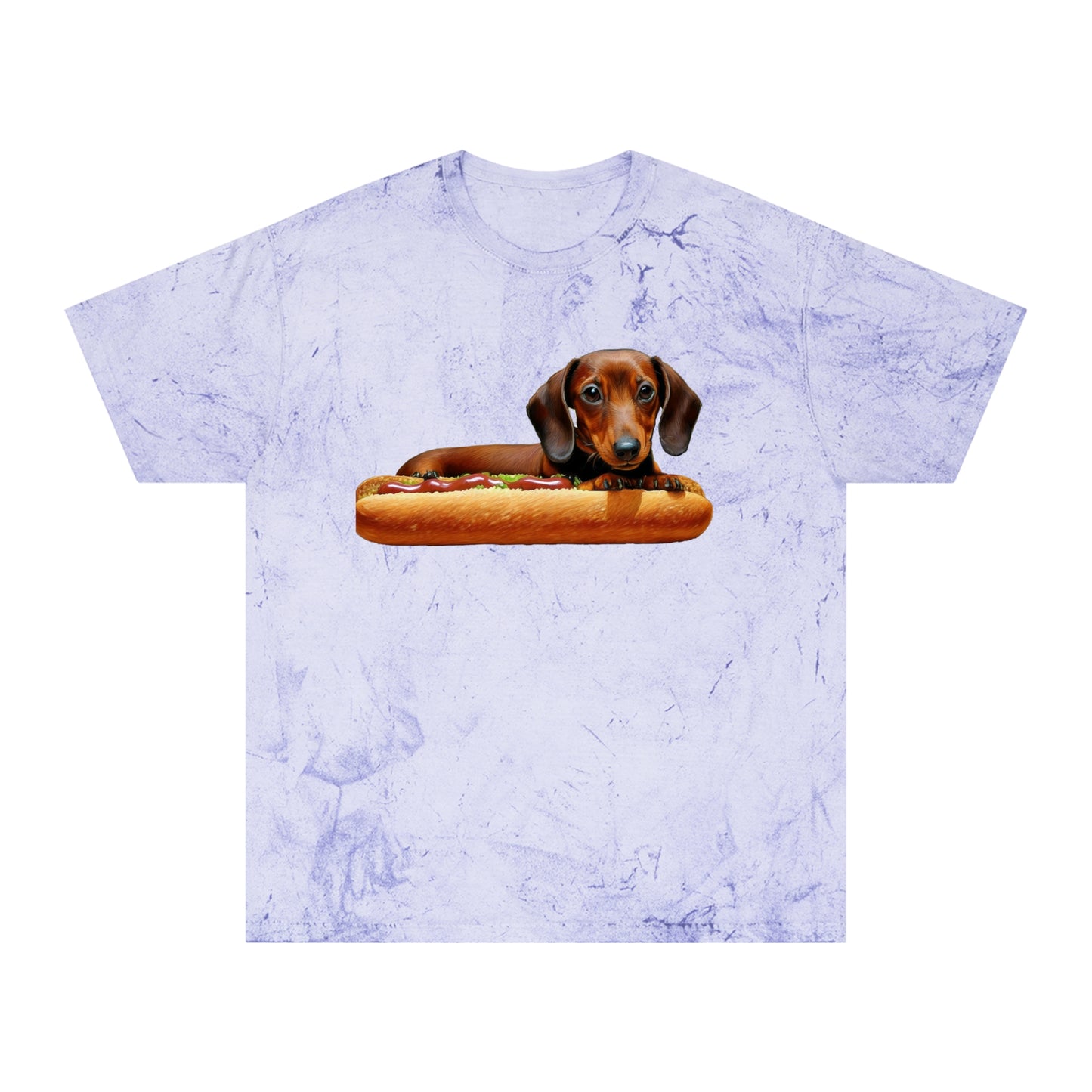 Dachshund Delight Unisex Relaxed Fit Color Blast T-Shirt